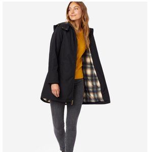 WOMEN'S TECHRAIN HOODED LONG COAT